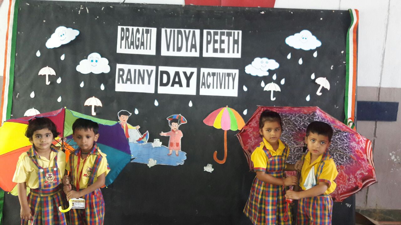 TINY; TOTS CELEBRATE RAINY DAY 